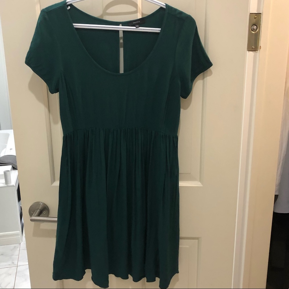 Aritzia emerald green dress